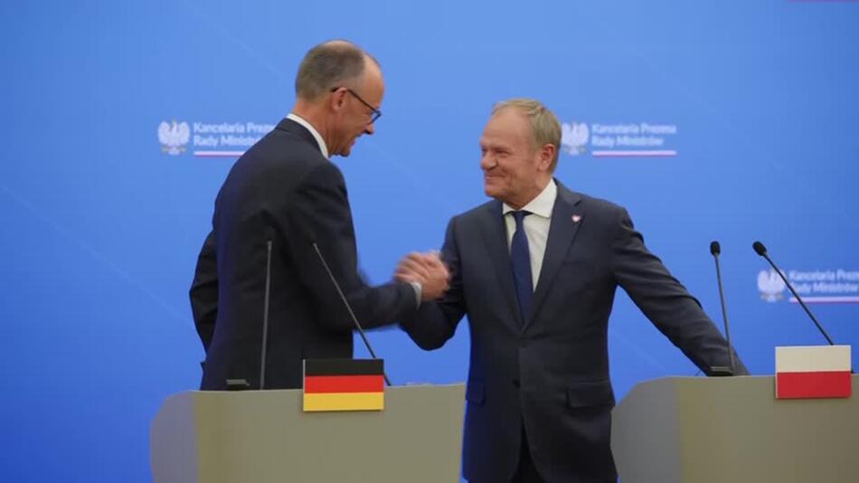 Merz zum Antrittsbesuch in Polen: Deutsch-polnisches Verhältnis ausbauen